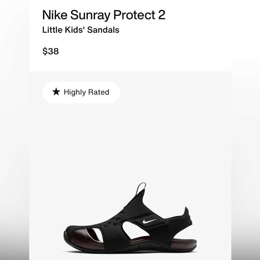 Nike Sunray protect 2 sandals-New!